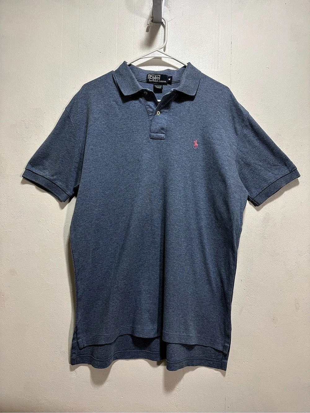 Polo by Ralph Lauren Polo Shirt Men's Blue Cotton Size M